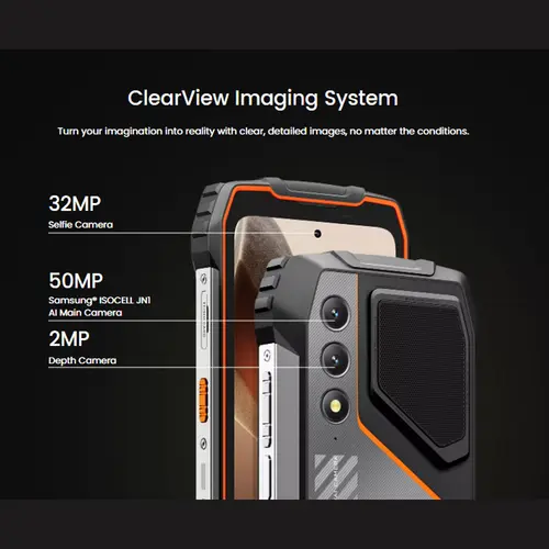 Blackview Oscal PILOT 1 Rugged phone 6.67-inch HD+ 90Hz Display 15000mAh 5W BOX Speaker 6GB 256GB Helio G81 CPU NFC Cellphone - Image 6