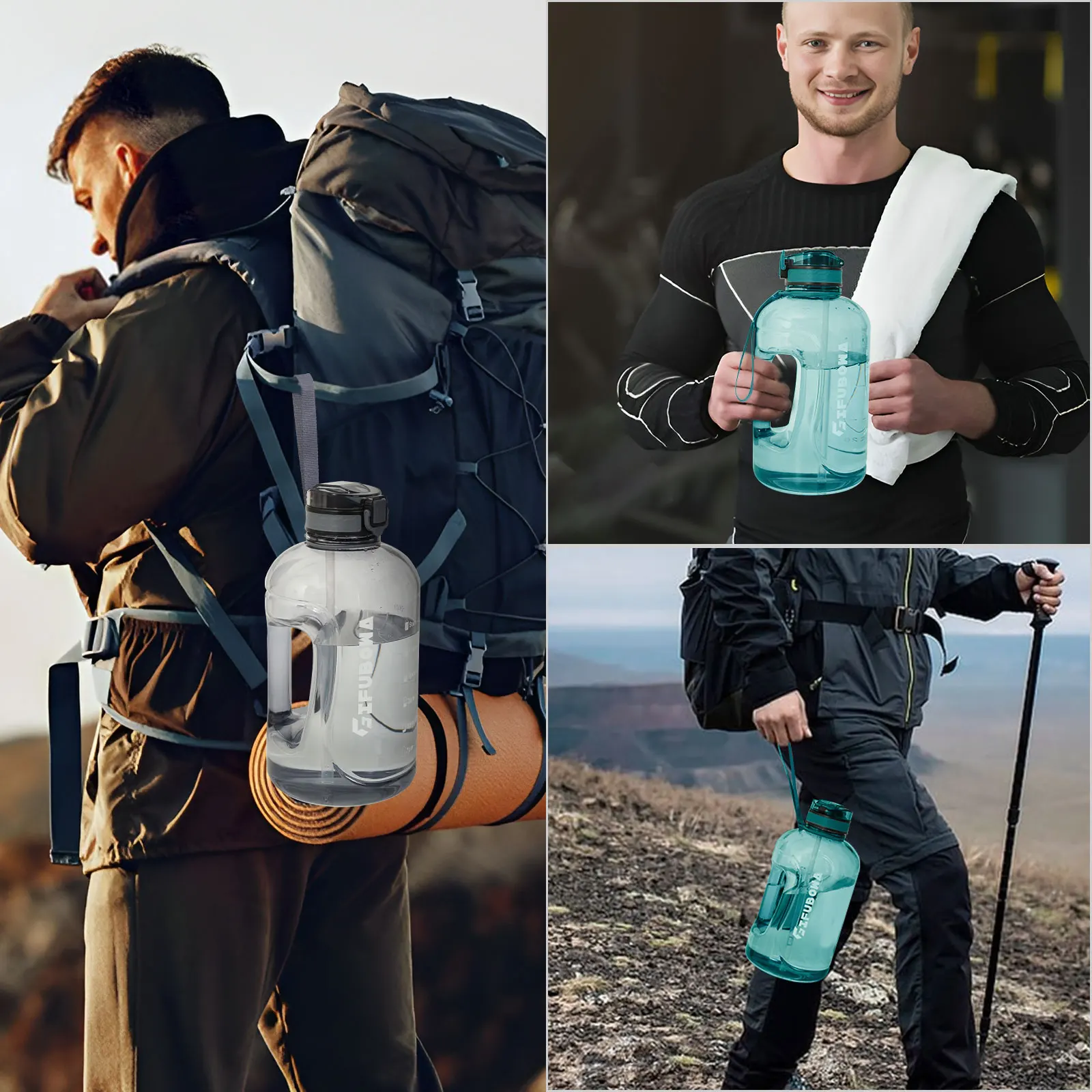 3L Large Sports Water Bottle 6