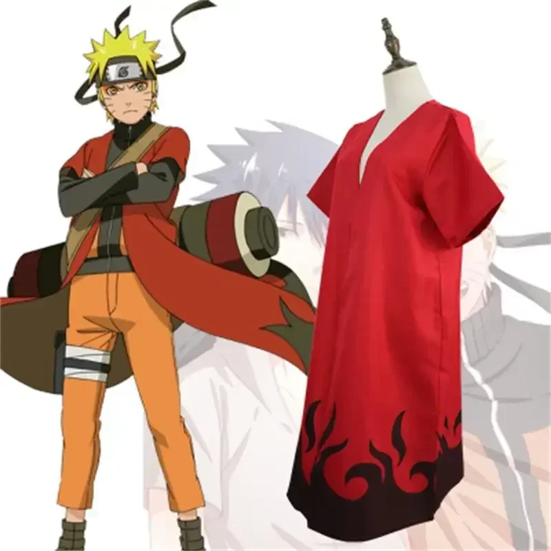 Naruto Kakashi Hatake Dark Cloak and Headband Cosplay Costume for Men (Unofficial)