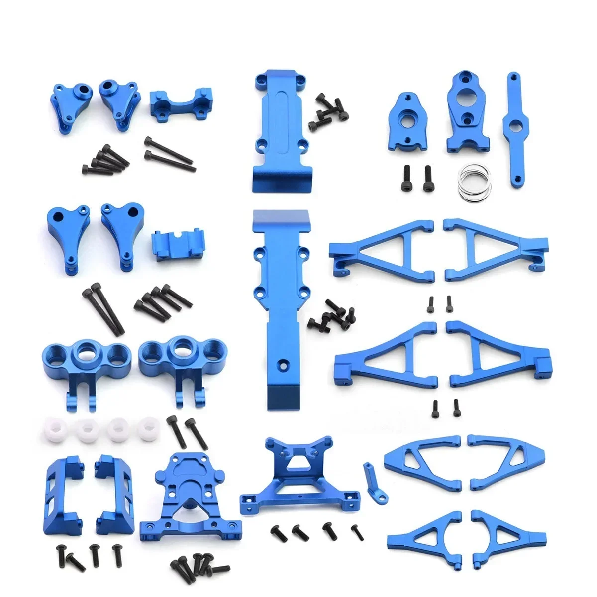 Aluminum Axle Carriers & Knuckles For 1/16 Traxxas E-Revo/Mini Slash (4PCS, Navy Blue) - View #10
