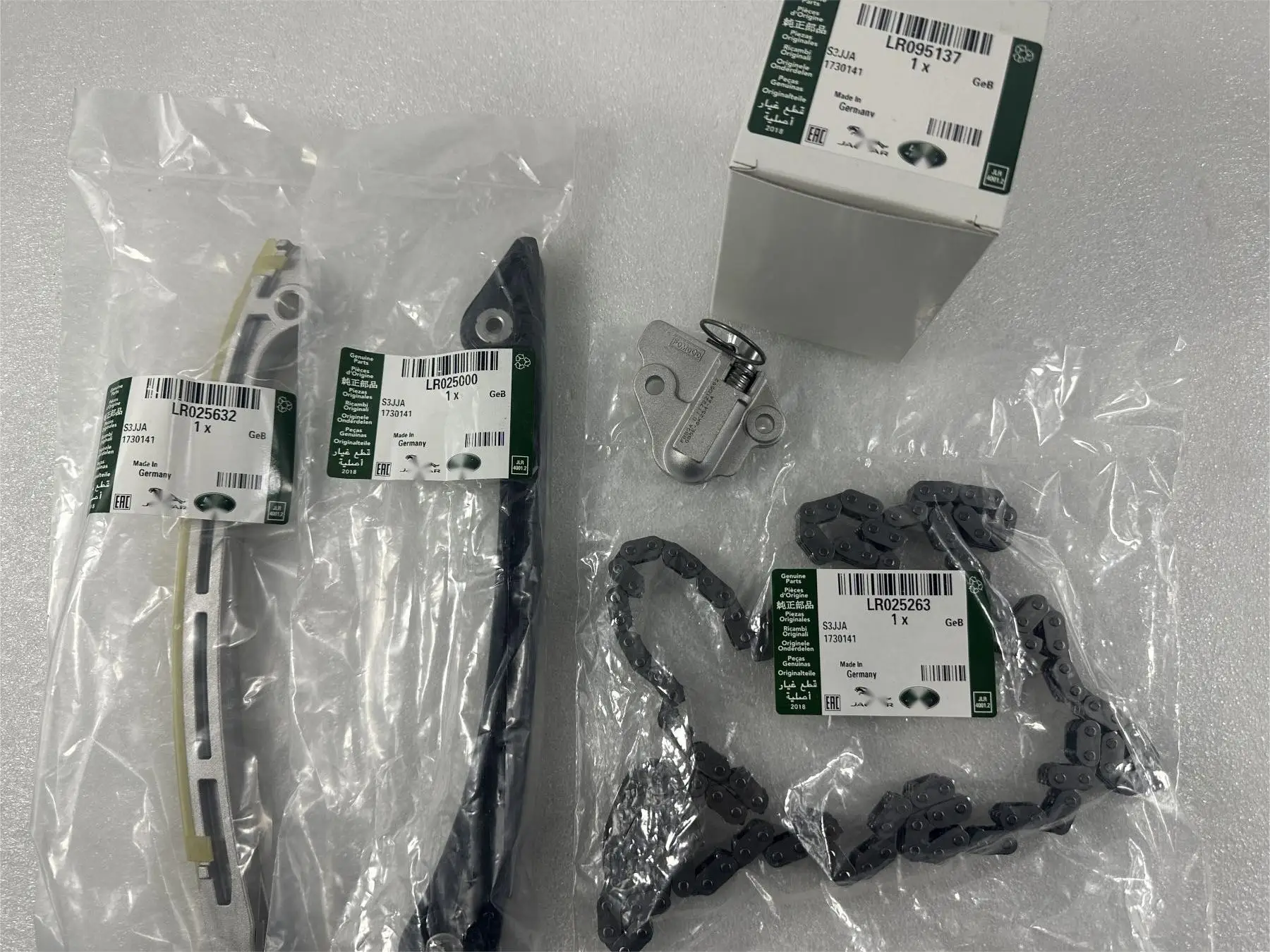 타이밍 체인 가이드 암 크랭크 샤프트 스프로킷 텐셔너, 랜드로버 LR2 이보크 RRs 재규어용 2.0L 16V lr025000 263632 264 lr095137