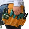 Electrician's Belt Bag Tool Storage Satchel Cowhide Thickened Wear-resistant Pure Cowhide Toolkit Mechanic Dedicated 1
