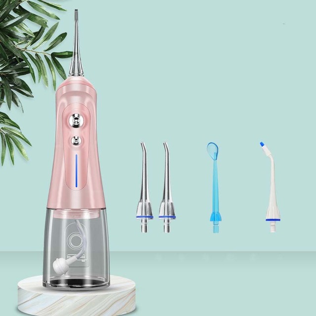 Portable Electric Tooth Cleaning Device Smart Water Flossing Tooth Stains Tartar Flushing for Teeth Cleaner Irrigator