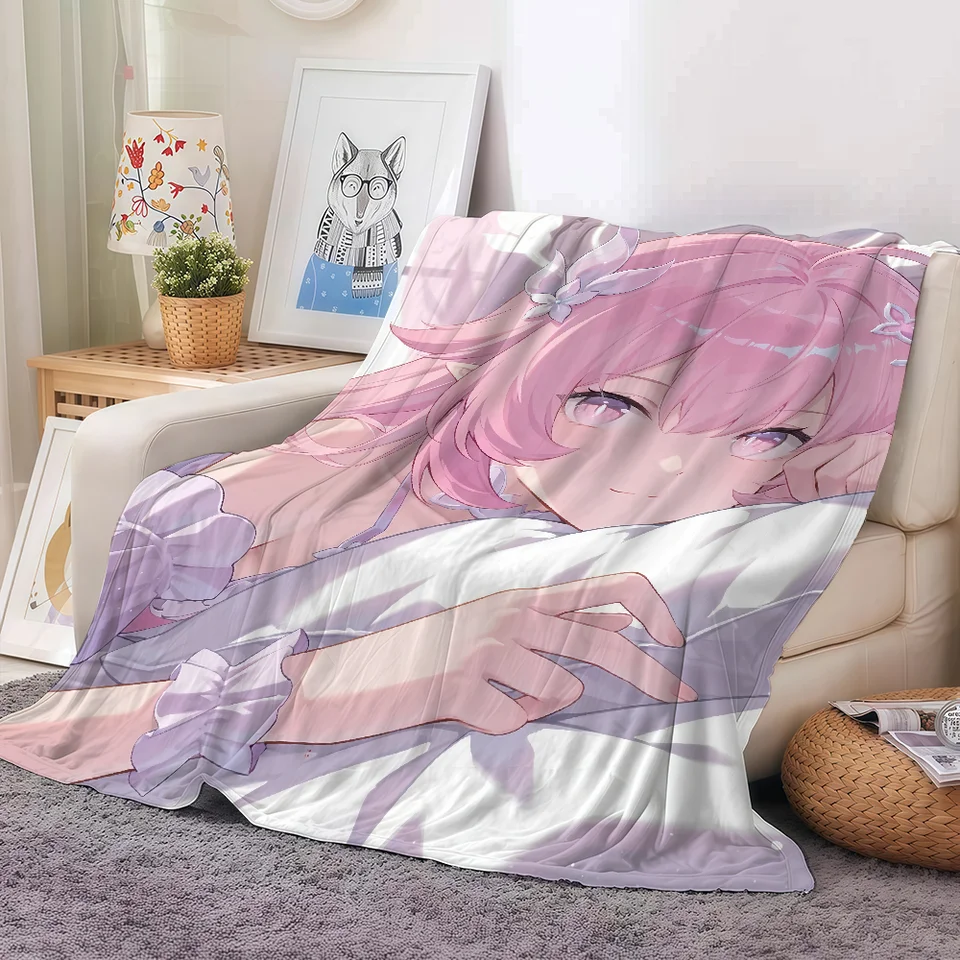 thumbnail image 2 of Honkai Star Rail Acheron Anime Blanket – 80x60 Inch Super Soft Flannel Throw Blanket, Lightweight & Warm For Couch, Bed, Kids, Adults 2 of 6