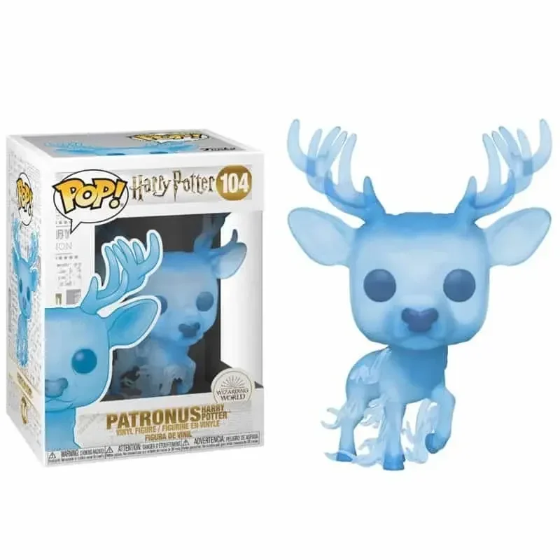 thumbnail image 4 of FUNKO Pop Wizarding World Patronus 104# RON WEASLEY 105# HERMIONE GRANGE 106# Figuras de acción de PVC Colección de vinilo Juguetes modelo, 4 of 5