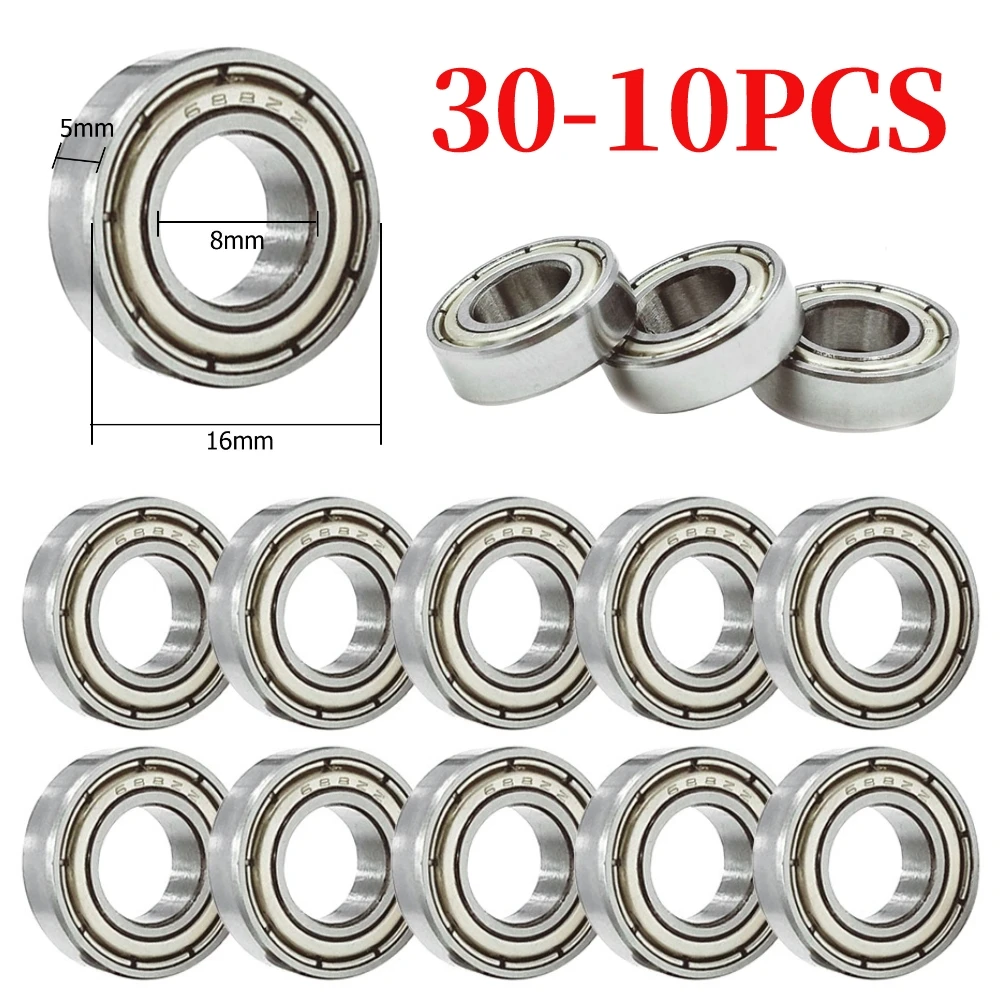 10-30pcs-ball-bearings-double-shielded-double-metal-seal-bearings