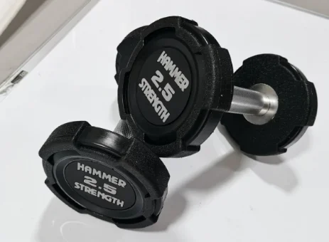 3010 Hammer Rubber Dumbbell