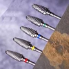 5 Size Tungsten Carbide Nail Drill Bit Rotary Manicure Cutters Bits For Manicure Drill Accessories Gel Removal 1
