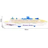 Cruise Ship Toy Ocean Liner Cruise Ship Boat Electric Ship Toy With Flashing Light And Sound Fun Nautical Decorations Boat Toy 6