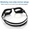 1PC Clear Vision Swimming Goggles: Anti-Fog, UV Protection, Waterproof 4