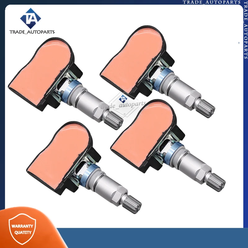 Enhanced Tire Pressure Monitoring System Sensor - Pack of 4 (433MHz)