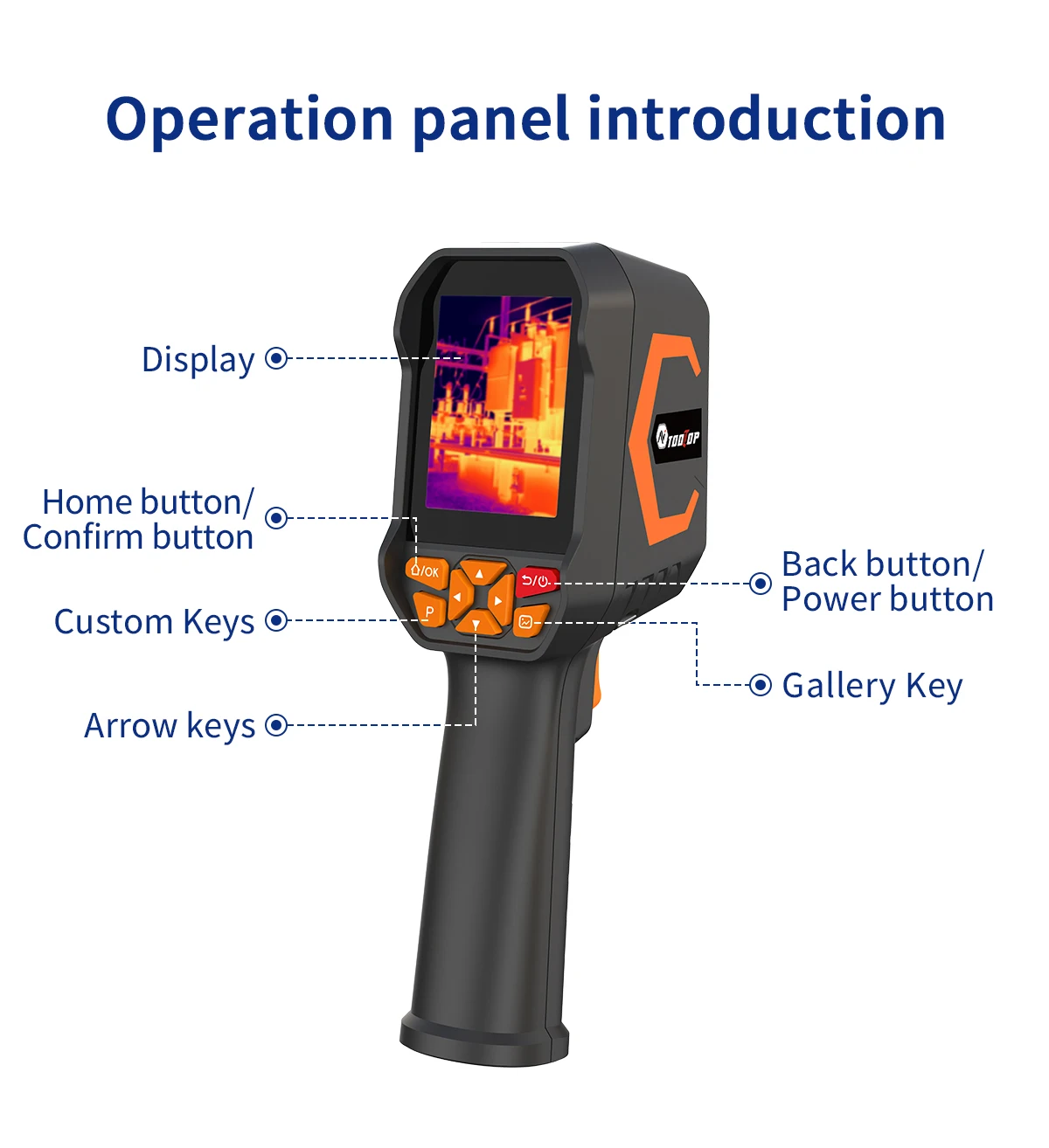 ET693B Super IR 300*225 Thermal Imaging Camera 120*90 Infrared Sensor -20~550℃ T