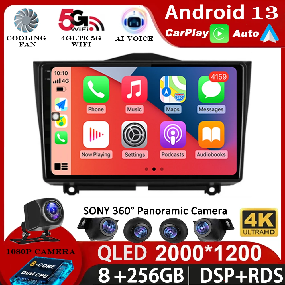 

Android 13 Car Stereo Radio For LADA BA3 Granta Cross 2018 2019 Multimedia 4G Video Player GPS Navigation Carplay 360 Camera DSP
