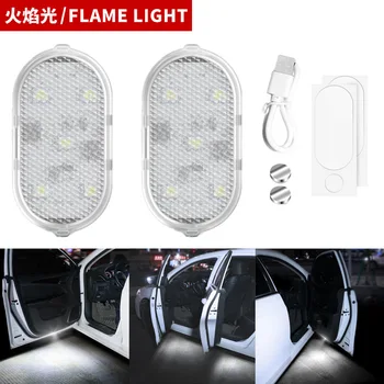 Luce LED wireless per interni auto, luce LED per auto, ricarica USB in auto, luce al neon per auto