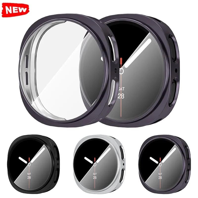 Full Coverage Protective Bumper Case - Soft TPU Watch Cover Accessory
