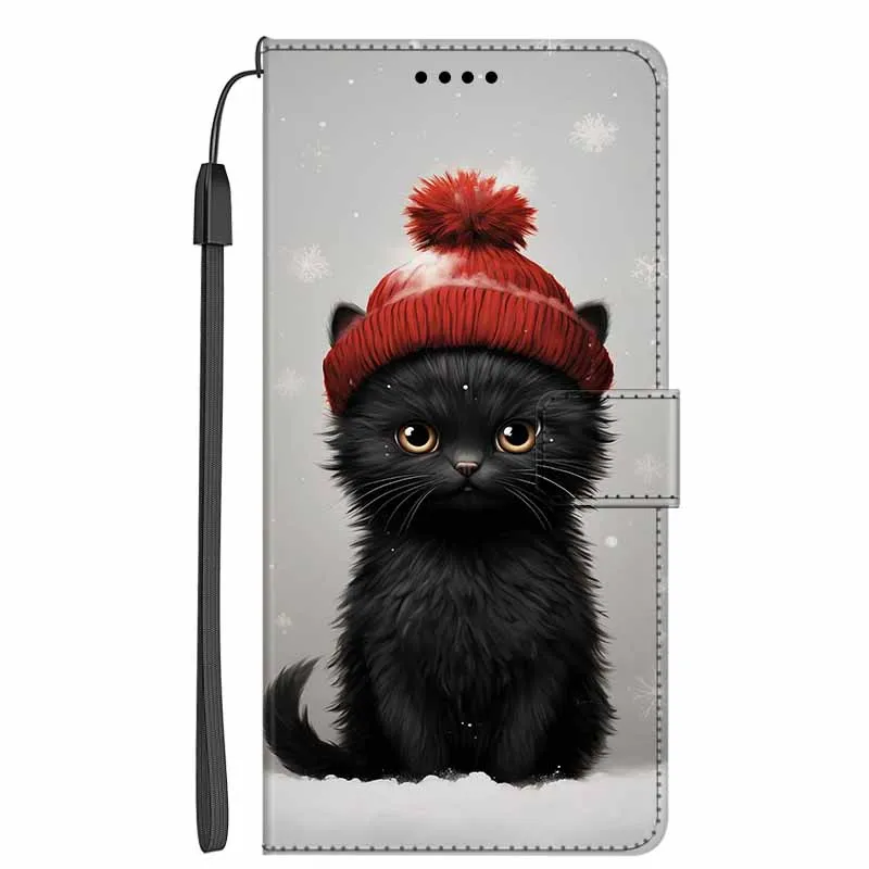 Magnetic Leather Flip Wallet Phone Case - Premium Book Cover Design