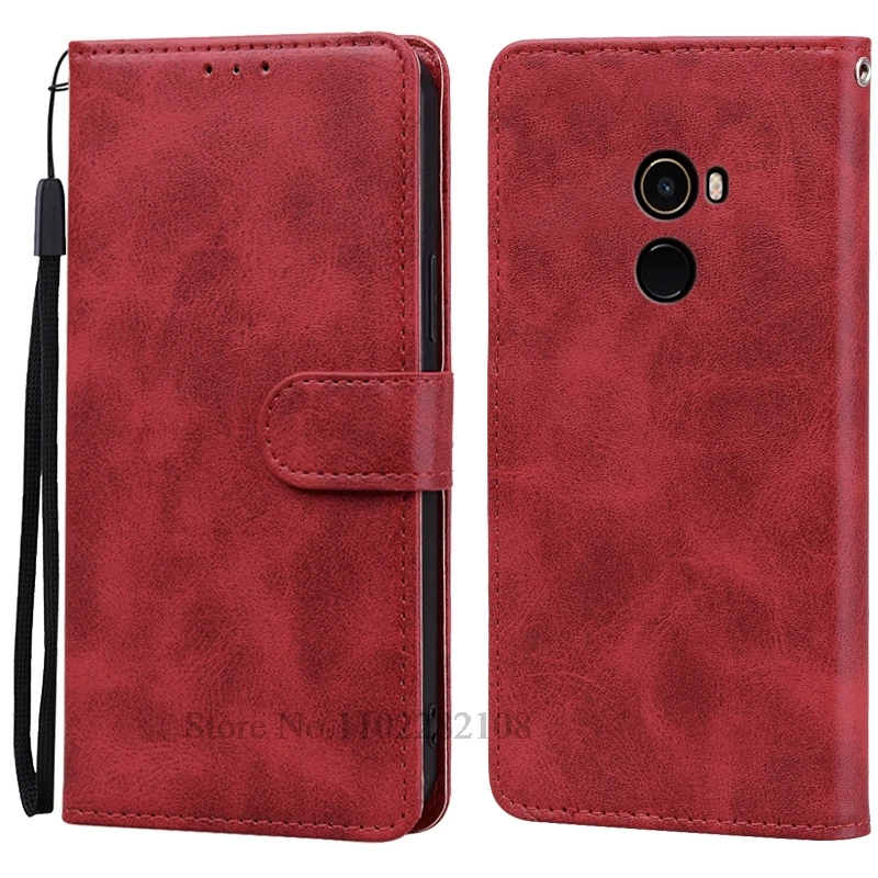 Leather Flip Wallet Phone Case with Book Cover Design