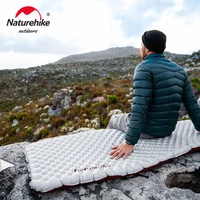 Naturehike Inflatable Mat Ultralight 5.8 High R Value Warm Sleeping Pad Portable Outdoor Camping Tent Single Moisture-proof Mats 6