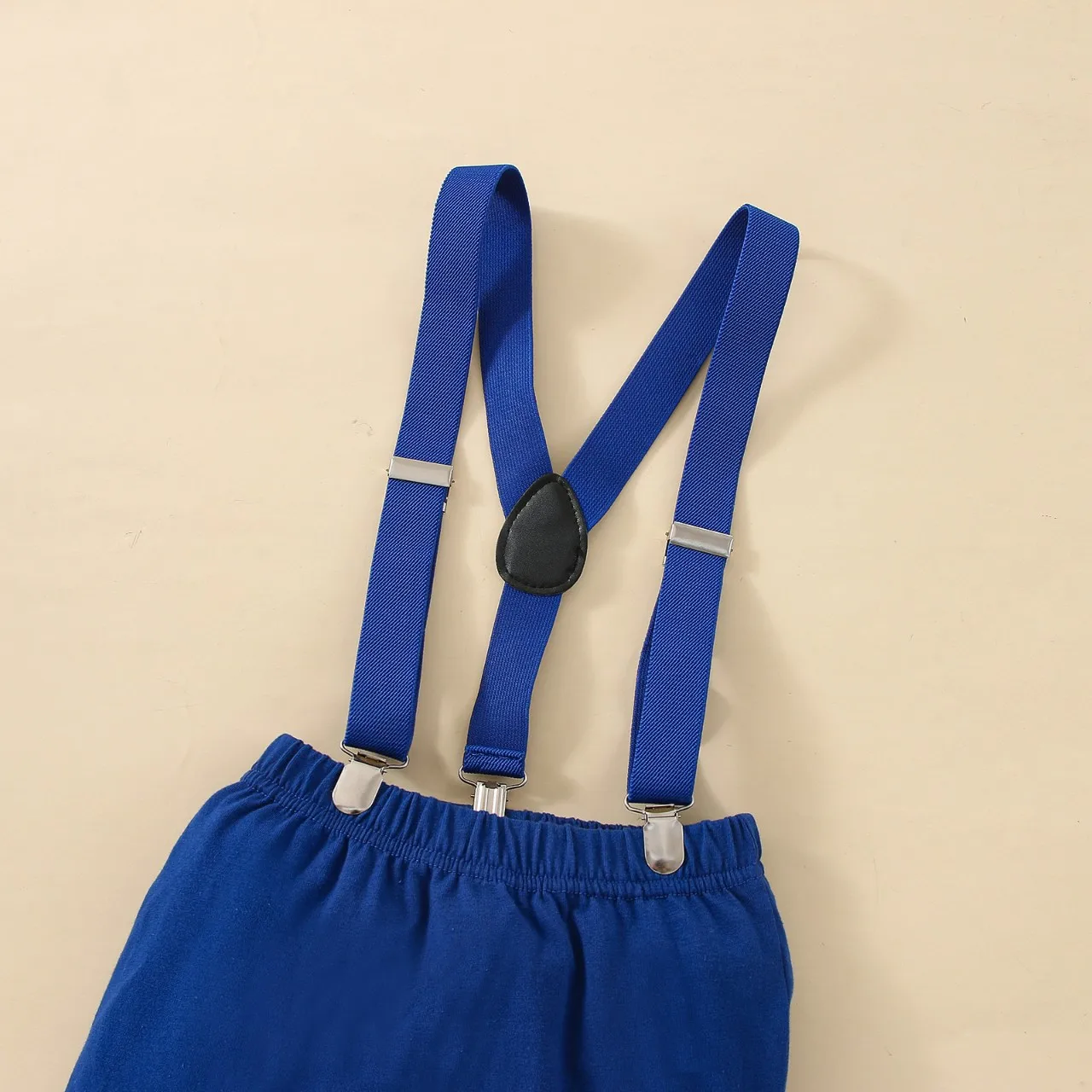 Baby Boy Clothes NO.1 Printed Romper Long Sleeve Bodysuits with Suspender Pants First Birthday Outfit for Cake Smash Photograph