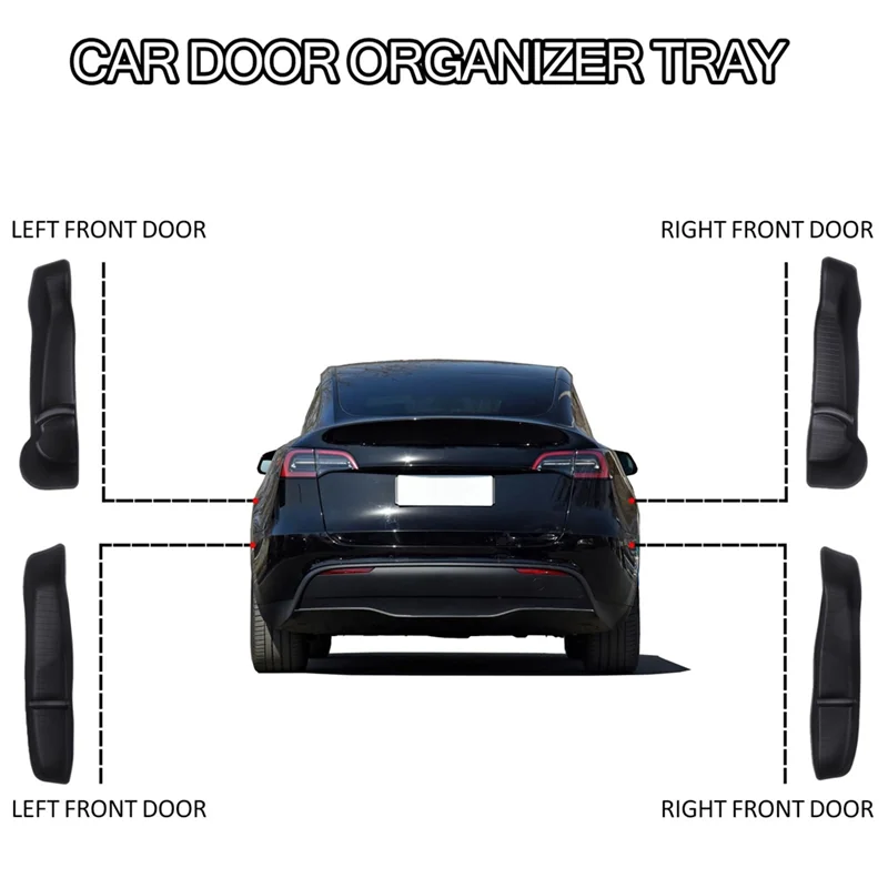 XXR-카 도어 트레이 사이드 수납함 정리함 테슬라 모델 Y 2020-2024 액세서리