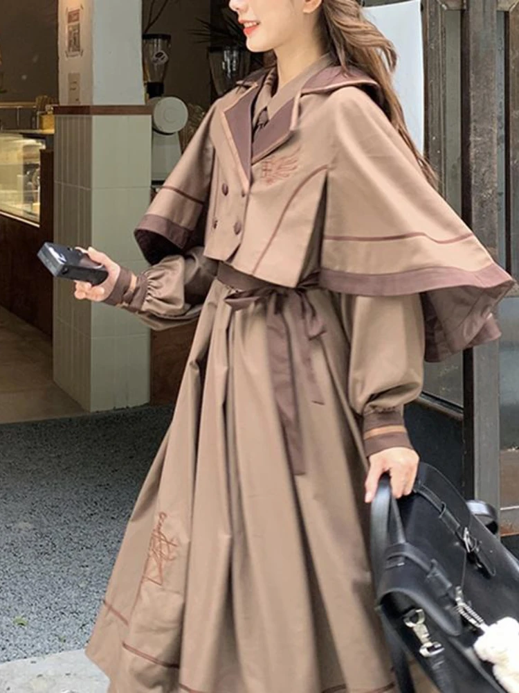 アリエク　ワンピース マキシ丈ハイウエスト切替キーネックフレアワンピース[品番