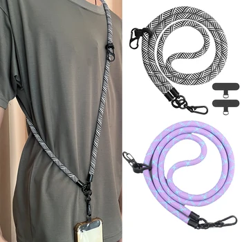 Universal Cell Phone Lanyard Adjustable Crossbody Neck Phone Lanyard Mobile Phone 120cm Wrist Lanyard Sports Phone Strap