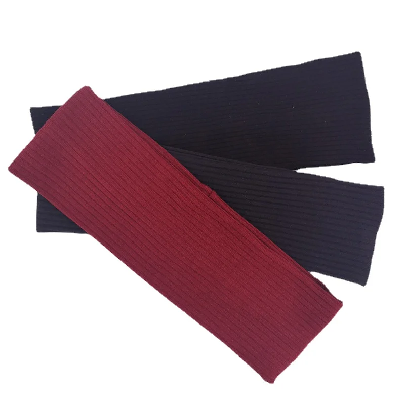 

Эластичная хлопковая ребристая повязка на голову в стиле бохо для женщин, летние женские эластичные повязки для волос, аксессуары для женщин и девушек