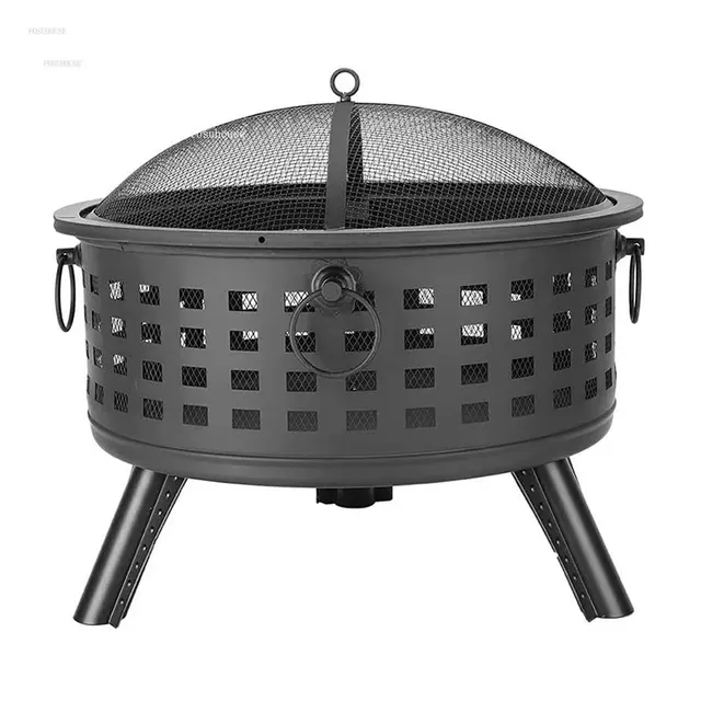 Kültéri Faszén Grillezett Tűzlemez Máglya Fazék Kályha Terasz Melegítők Otthoni Tűzifák Fűtőberendezés Téli Beltéri Fűtési Tűzhely