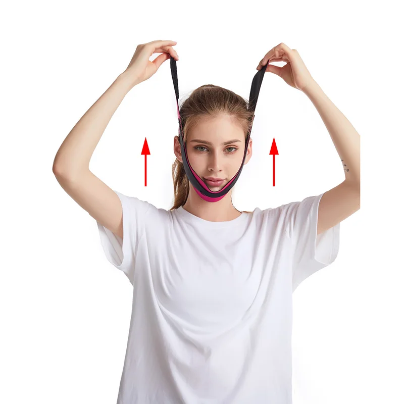 Elastic Face Shaper Slimming V Line Chin Cheek Lift Up Belt Facial Massage Band Beauty
