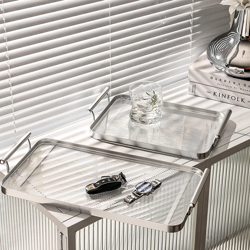 New Nordic style home acrylic tray creative plate, high-end and fashionable tea and dessert tray