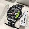 Fashion Luminous Watch Men's Hollowed Out Car Wheel Hub Business Waterproof Quartz Luxury Clock Wristwatch Sports High Quality 4