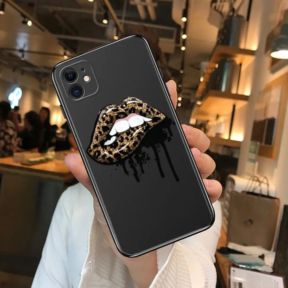 Фото Чехлы для телефонов LOVE Leopard для iphone 13 Pro Max, Чехол 12 11 Pro Max 8 PLUS 7PLUS 6S XR X XS 6 mini se, мобильный сотовый телефон №4