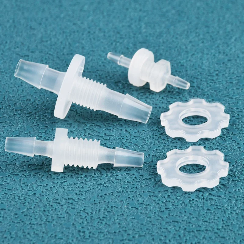 EVANEM Doce Esagonale 5pcs. Pp. Connettori Diretti Pagoda, for Aquarium Serbatoio Air Pump Adapter Garden Irrigation System Hose Giunti (Size : 8-M10-8