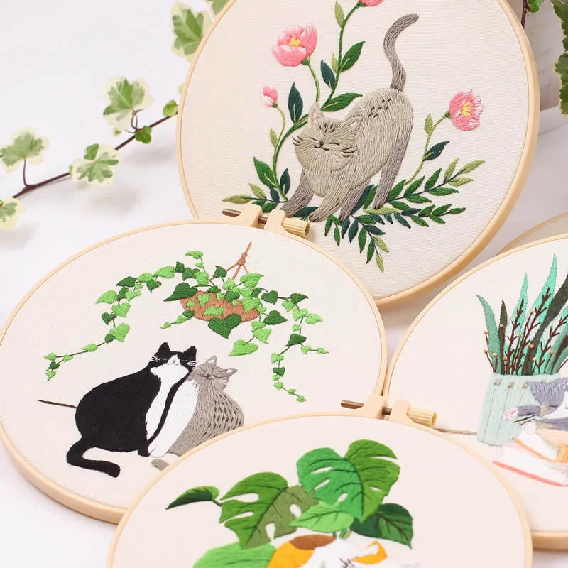 DIY Embroidery Kit Cross Stitch Set