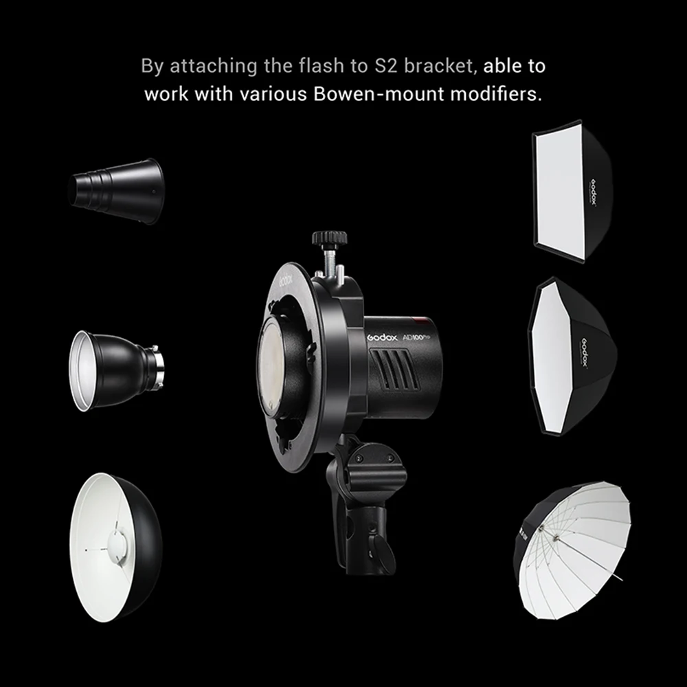 Godox AD100Pro AD100 PRO TTL HSS 100W Outdoor Flash Speedlight 2.4G Wireless Pocket Flash For Sony Nikon Canon Fujifilm PK AD200 5