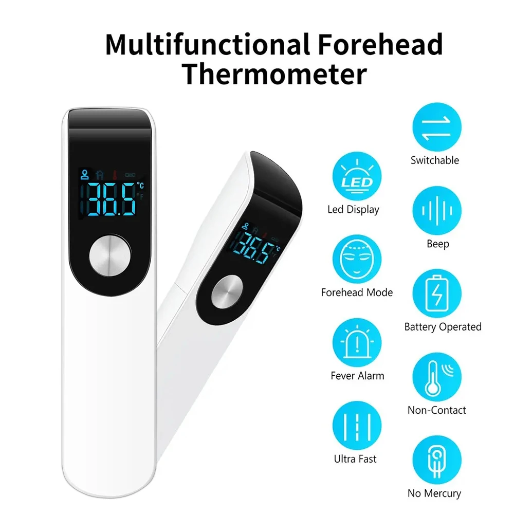 Digital Thermometer Infrared Non Contact Forhead Gun Laser Handheld Ir Temp Pyrometer Non-contact Backlight Measurement