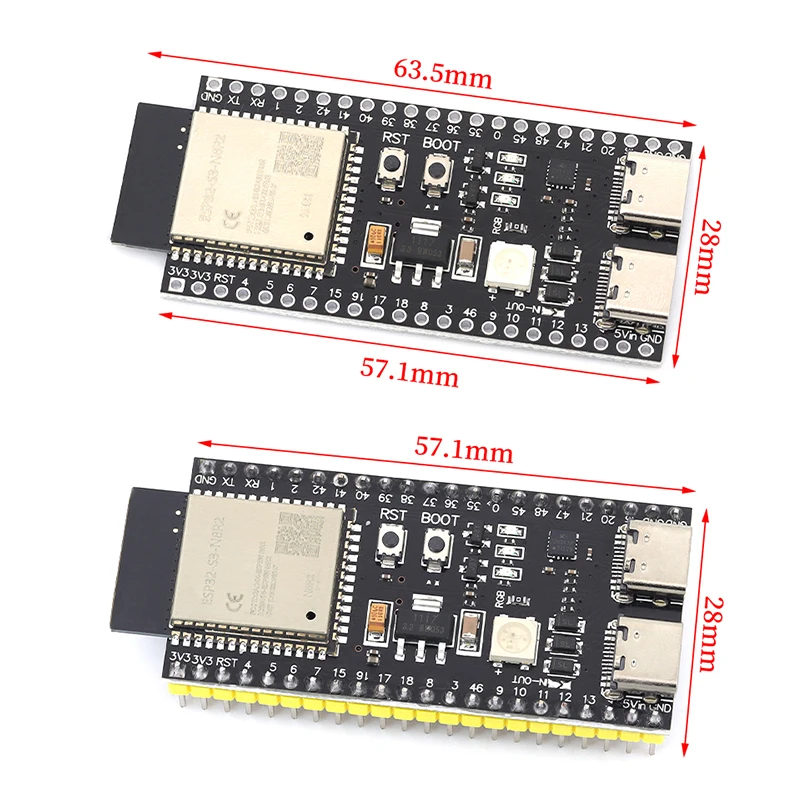 รูปสินค้า บอร์ดพัฒนา ESP32-S3 ไร้สายครบจบในตัว