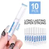 2g*10Pcs Professional Nail Tip Glue for Acrylic Nails Rhinestone Press On Nails Strong Adhesive Glue Long Lasting Super Bond Gel 3