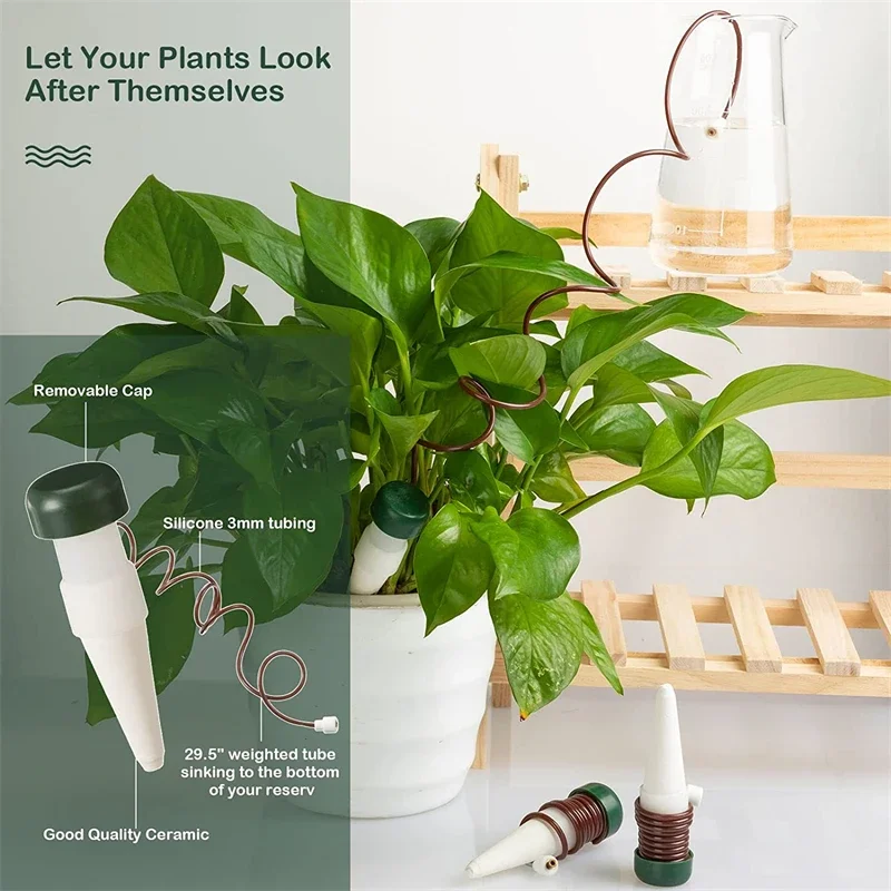 Automatisch druppelirrigatiesysteem Self Plant Watering Spike Release Control Auto Flower Water Druppelaar Kas Tuin Binnen kopen vanaf een prijs van 5.55