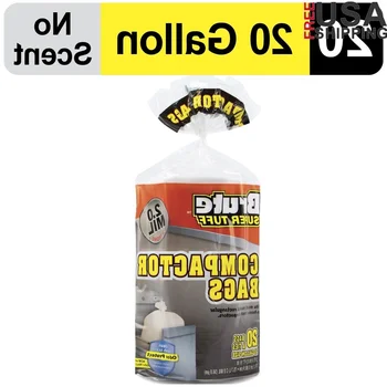 20-Gallon Heavy Duty Compactor Trash Bags – 20-Count Fresh Scent 1