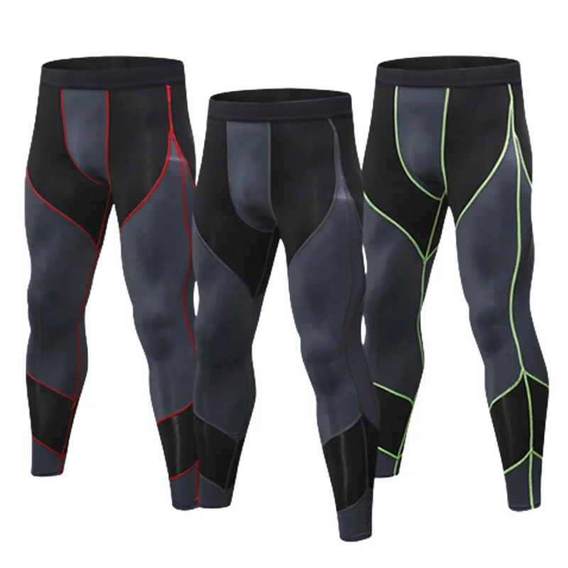Men Yoga Sports Trousers Tight Long Pants Gym Fitness Running Workout Training Exercise Cycling Leggings Quick Dry S M L XL 2XL