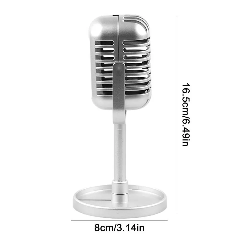 Vintage Microphone Stade Table Décor Plastiques Faux Microphone Microphone  Antique - AliExpress