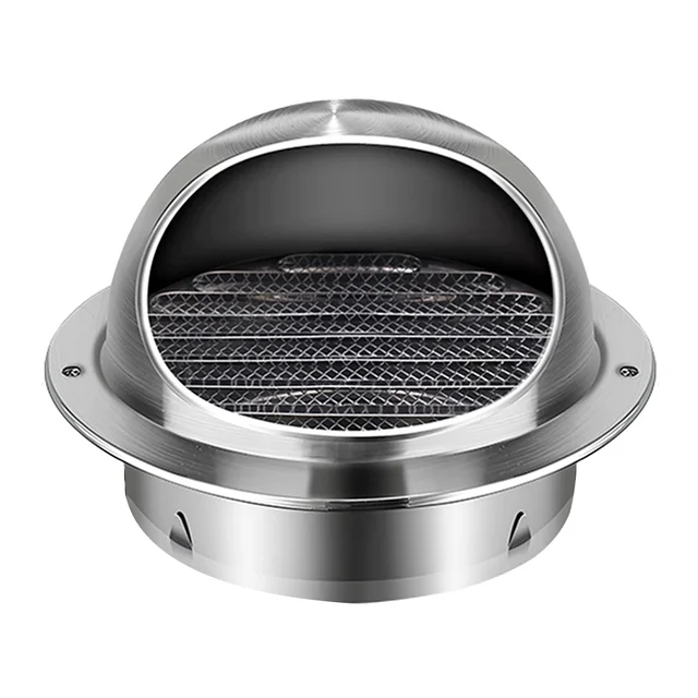 80/100/150mm Stainless Steel Wall Ceiling Air Vent Ducting Ventilation Exhaust Grille Cover Outlet Heating Cooling Vents Cap 4