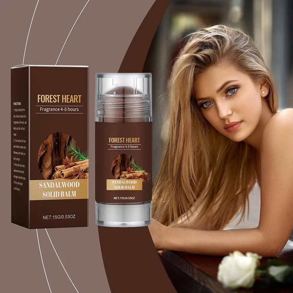Sandalwood Perfume Balm Long Lasting Body Scent Temptation Flirting Charming Attraction Natural Fragrance Deodorant Solid Stick solid perfume essential oil balm essential oil perfume