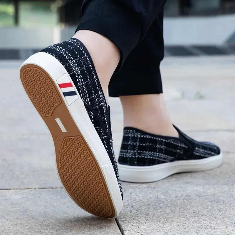 Spring and Autumn New Men's Shoes Linen Casual Shoes Men's Trend Men's Sports Wear Resistant Cloth Shoes 3
