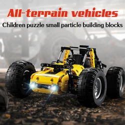 Voiture de sport urbaine tout Terrain pour enfants, télécommande, blocs de construction de course, jouets, cadeau pour enfants 
