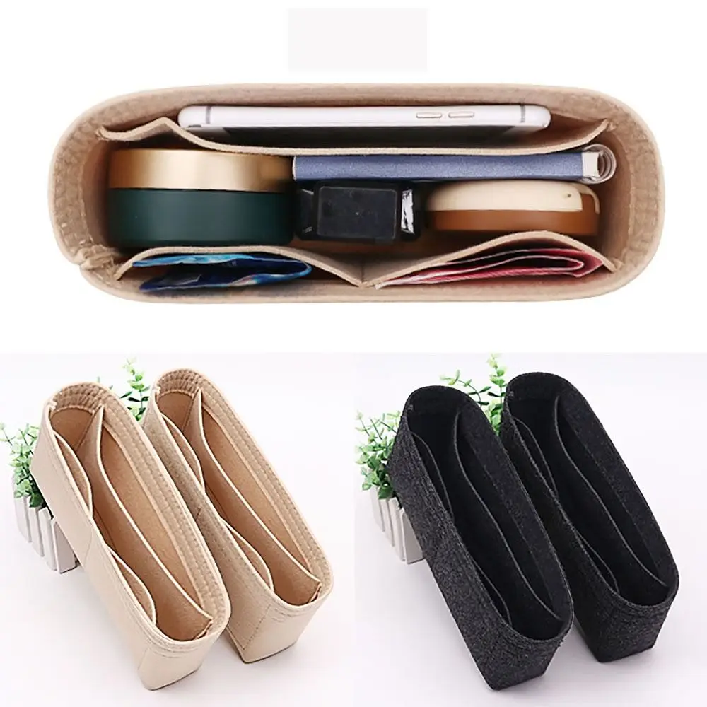 Durable Felt Felt Insert Bag Storage Bag Support Internal Bag Organization Portable Bag Organiser