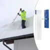 Roof Rake Snow Roof Rake, Premium Detachable Adjustable Length with Wheel, Roof Snow Rake for Roof Rooftop Lawn Patio Window 2