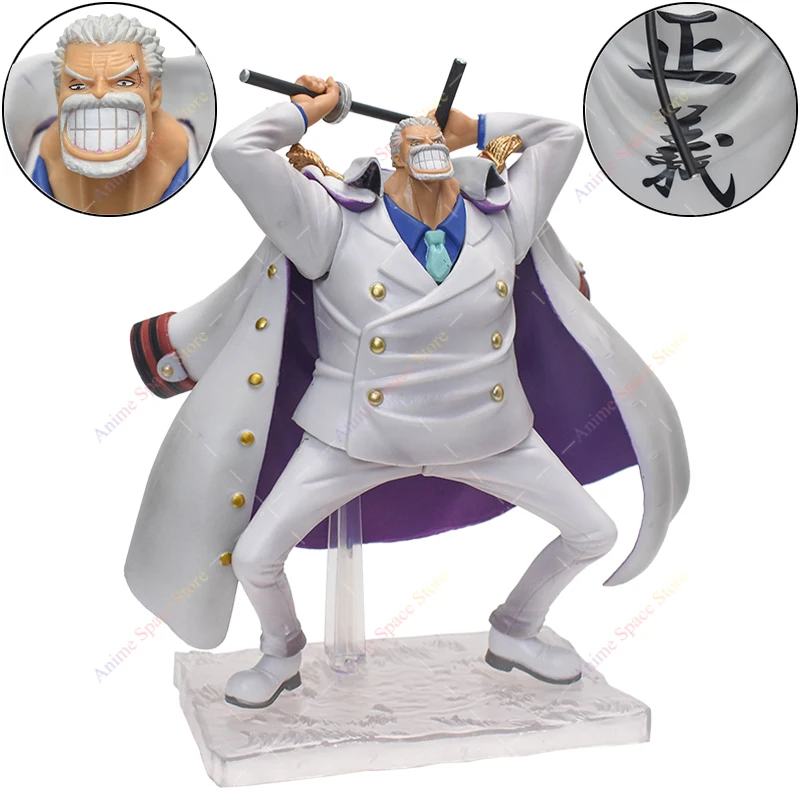 19cm One Piece Figure Monkey D Garp Navy Run Dream Of Garp Magazine