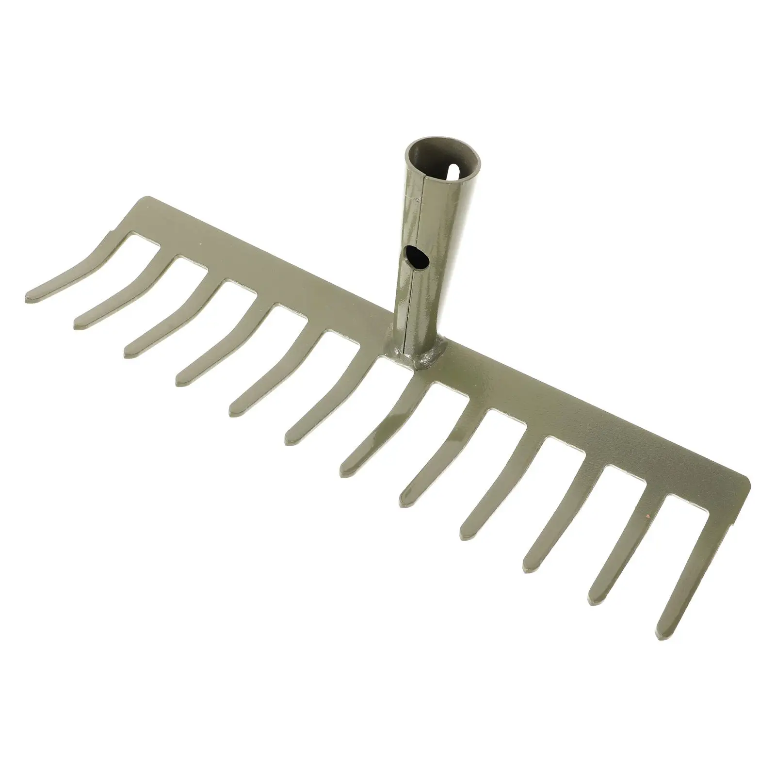 Ergonomic Garden Rake Durable Tines Lawn Levelling Rake Small Garden Hand Tool Leaf Rakes For Farming